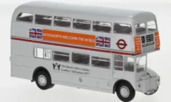 Brekina AEC Routemaster, 1977, Silver Jubilee, 1:87, Hot