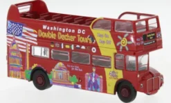 Brekina AEC Routemaster, 1965, Washington DC Sigtseeing, 1:87, Hot