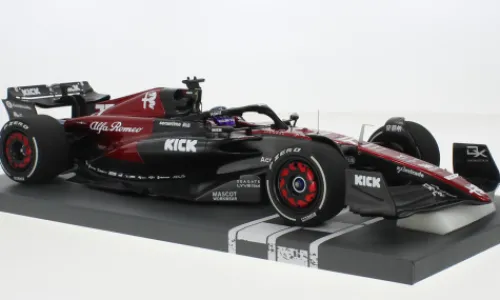 Minichamps Alfa Romeo C43, Formel 1, GP Australien, 2023, Alfa Romeo F1 Team Kick, Kick, #77, V.Bottas, 1:18, Hot
