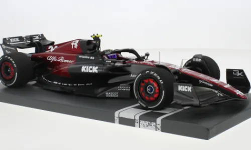 Minichamps Alfa Romeo C43, Formel 1, GP Australien, 2023, Alfa Romeo F1 Team Kick, Kick, #24, G.Zhou, 1:18, Best