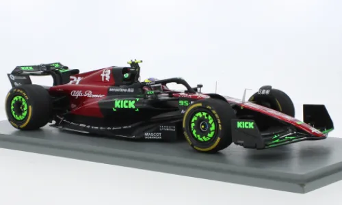 Spark Alfa Romeo C43, Formel 1, GP Belgien, 2023, Alfa Romeo F1 Team Orlen, Stake, #24, Z.GuanYu, 1:18, Hot