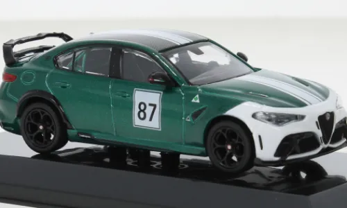 Bburago Alfa Romeo Giulia GTA, grün/weiss, #87, 1:43,
