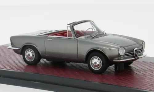 Matrix Alfa Romeo Giulia GT Spider Prototipo, grau, 1963, 1:43, New