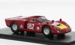 Spark Alfa Romeo T33/2, Targa Florio, 1968, #182, G.Baghetti/G.Biscaldi, 1:43, Best