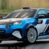 Solido Alpine A290, blau/Dekor, 1:18, Clearance