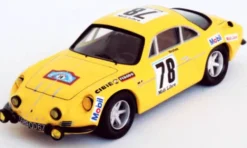 Trofeu Alpine Renault A110, Criterium des Cevennes, 1969, Midi Libre, #78, B.Wollek/M.Grandrive, 1:43,