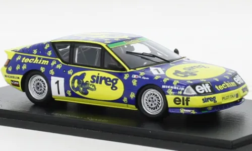 Spark Alpine V6 Turbo, Renault Elf Turbo Europa Cup, 1988, #1, M.Sigala, 1:43, Hot