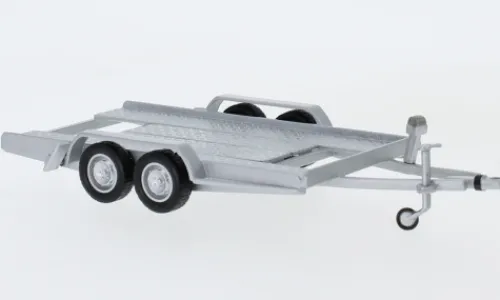 IXO Anhänger Autotrailer, silber, 1:43, Hot
