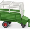 Wiking Anhänger Heuladewagen, grün/weiss, 1:87, Hot