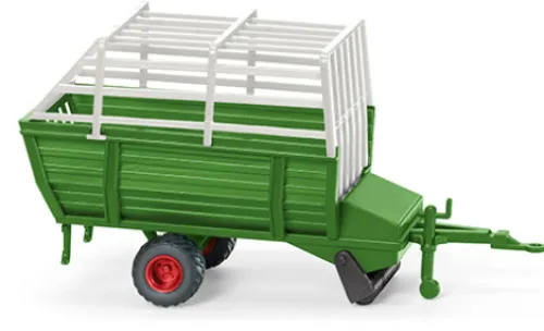 Wiking Anhänger Heuladewagen, grün/weiss, 1:87, Hot