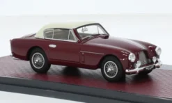 Matrix Aston Martin DB2-4 FHC Notchback, dunkelrot/hellbeige, 1955, 1:43,