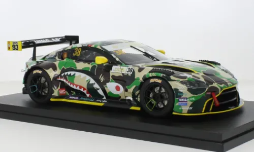 Pop Race Aston Martin Vantage GT3, grün/braun, 1:18, Sale