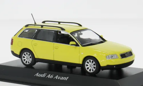 Maxichamps Audi A6 Avant, gelb, 1997, 1:43, Clearance