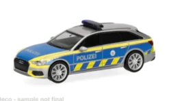 Herpa Audi A6 Avant, Polizei Thüringen, 1:87, Best