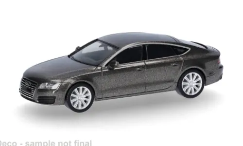 Herpa Audi A7, dunkelbraun, 1:87, Discount