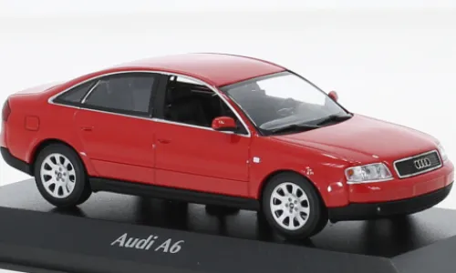 Maxichamps Audi A6, rot, 1997, 1:43, Hot