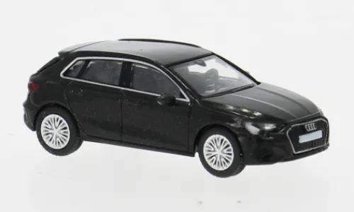 PCX87 Audi A3 (8Y), schwarz, 2022, 1:87, New