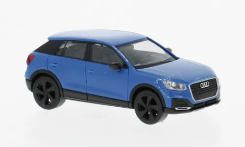 Herpa Audi Q2, blau, 2016, 1:87, Clearance