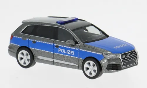 Herpa Audi Q7, Polizei Vorführfahrzeug, 1:87, Discount