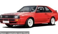 Bburago Audi Sport quattro, rot/schwarz, 1985, 1:24, Hot