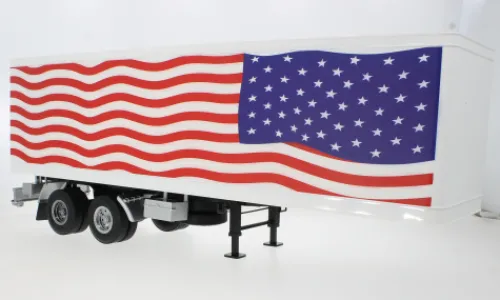 Road Kings Auflieger Semi-Trailer, Stars & Stripes, 1:18, New