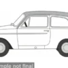 Oxford Austin A40 MkII, weiss/hellgrau, 1:76,
