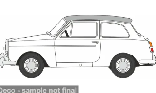 Oxford Austin A40 MkII, weiss/hellgrau, 1:76,