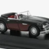 Oxford Austin Healey 3000, schwarz/rot, 1:76,