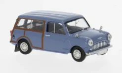 Brekina Austin Mini Countryman, blau, 1960, Woody, 1:87, Discount