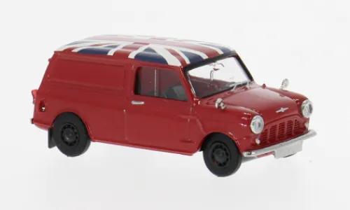 Brekina Austin Mini Countryman, rot, 1960, Union Jack, 1:87, Online