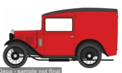 Oxford Austin 7 Van, rot/schwarz, 1:76,