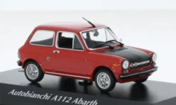 Maxichamps Autobianchi A112 Abarth, rot, 1974, 1:43, New