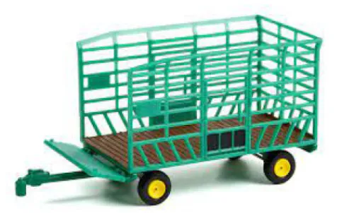 Greenlight - Bale Throw Wagon, grün, 1:64, Discount