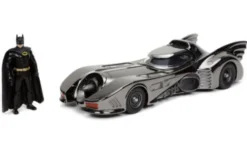 Jada Batman Batmobile, chrom, 1989, Batman, 1:24, Hot