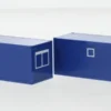 Herpa - Baucontainer, blau, 1:87, Outlet