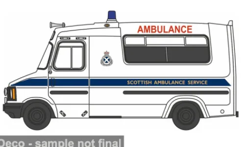 Oxford Bedford CF Hanlon, Ambulance Scottish Ambulance Service, 1:76, Best