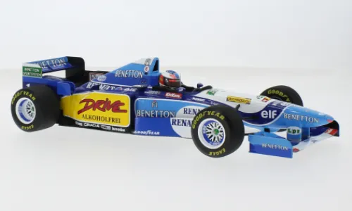 Minichamps Benetton Renault B195, Formel 1, GP Frankreich, 1995, #1, M.Schumacher, 1:18, New