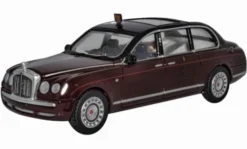 Oxford Bentley State Limousine, dunkelrot/schwarz, Queen Elizabeth II., 1:76, Hot