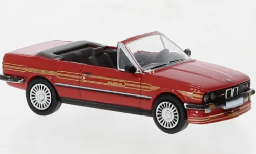PCX87 BMW Alpina C2 2,7 Cabriolet, rot/Dekor, 1986, 1:87,