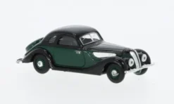 Busch BMW 327 Coupe, schwarz/grün, 1938, 1:87, Best
