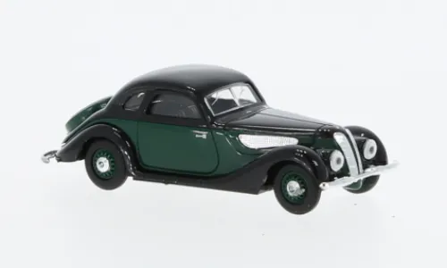 Busch BMW 327 Coupe, schwarz/grün, 1938, 1:87, Best