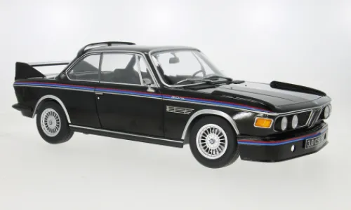KK Scale BMW 3.0 CSL (E9), schwarz/Dekor, 1973, 1:12, Outlet