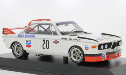 Minichamps BMW 3.0 CSL, 24h Spa, 1973, BMW Alpina, #20, W.Brun/C.Kocher, 1:18, Online