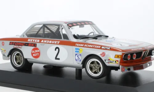 Minichamps BMW 2800 CS, Tourenwagen GP, Nürburgring, 1972, BMW-Alpina, #2, J.Fitzpatrick/H.Heyer, 1:18, Best