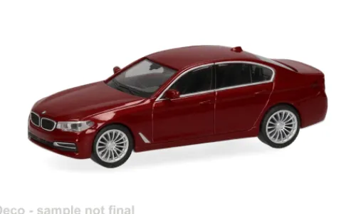 Herpa BMW 5er, dunkelrot, 1:87, Outlet