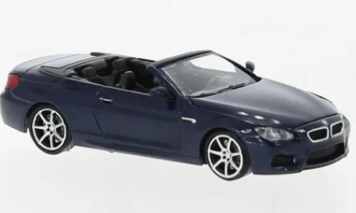Minichamps BMW M6 Cabriolet, blau, 2015, 1:87, Clearance