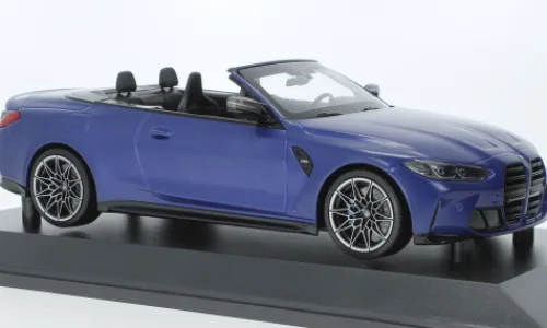 Minichamps BMW M4 Cabriolet, blau, 2020, 1:18, New