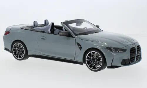 Minichamps BMW M4 Cabriolet, grau, 2020, 1:18, New