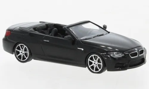 Minichamps BMW M6 Cabrio, schwarz, 2015, 1:87,