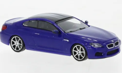 Minichamps BMW M6 Coupe, blau, 2015, 1:87,